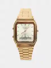 Золотой часы CASIO электронные комбинированные