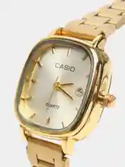 Золотой часы CASIO женские, на браслете