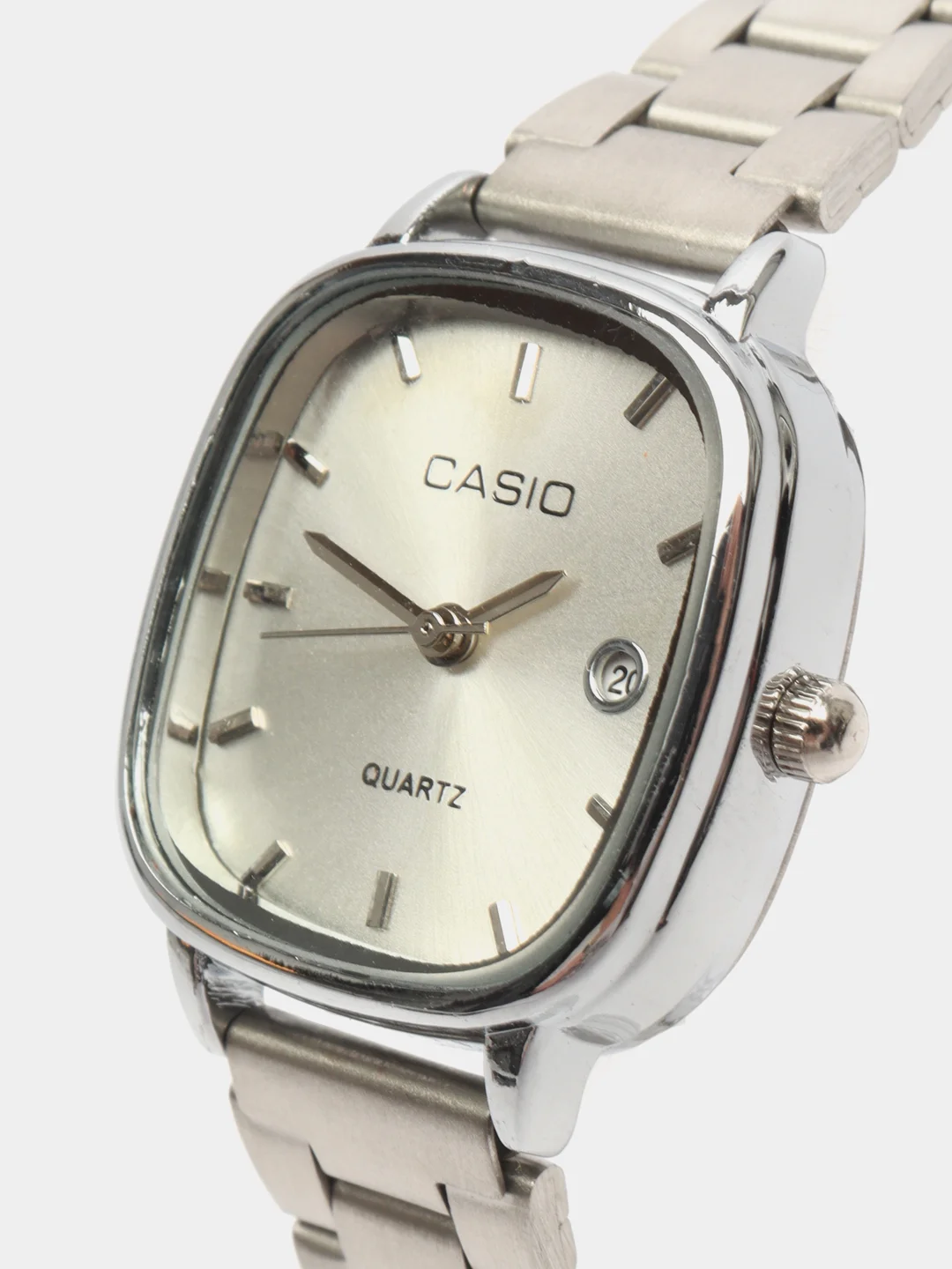 Серебряный часы CASIO женские, на браслете