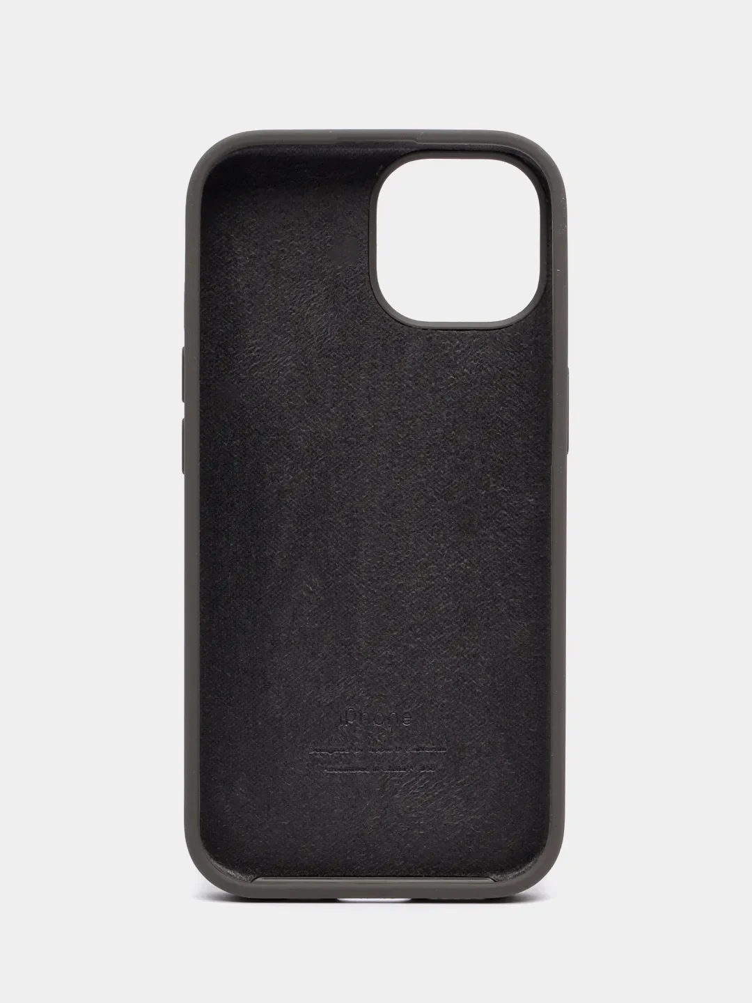 Бежевый apple iPhone 11, Айфон 11, чехол матовый Silicone case объемный с принтом для iPhone 11