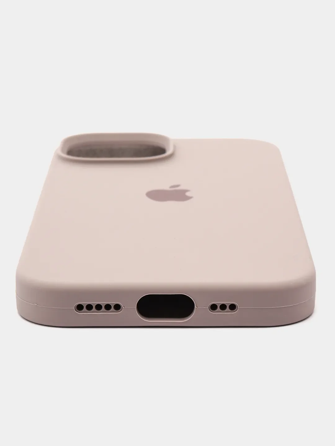 Коричневый apple iPhone 13, Айфон 13 чехол матовый Silicone case обьемный с принтом для iPhone 13