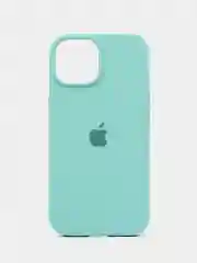 Красный apple iPhone 13, Айфон 13 чехол матовый Silicone case обьемный с принтом для iPhone 13