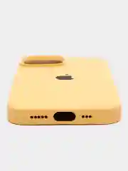 Манго apple iPhone 13, Айфон 13 чехол матовый Silicone case обьемный с принтом для iPhone 13
