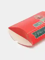 Рыжий коробка сборная Новогодняя, 11 х 8 х 2 см