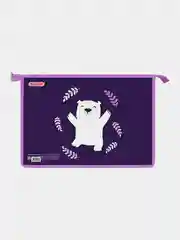 Папка для тетрадей ПИФАГОР "Happy bear", А4, 1 отделение, картон/пластик