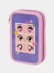 Пенал ПИФАГОР "Anime eyes", 3 отделения, ламинированный картон, 19х11 см