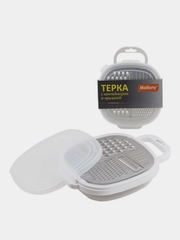 Терка Mallony GR-228W, с контейнером и крышкой, 24,5х19х6 см