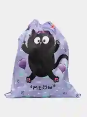 Мешок для обуви Пифагор Falling cat, сумка для сменки в школу, чехол 1 отделение