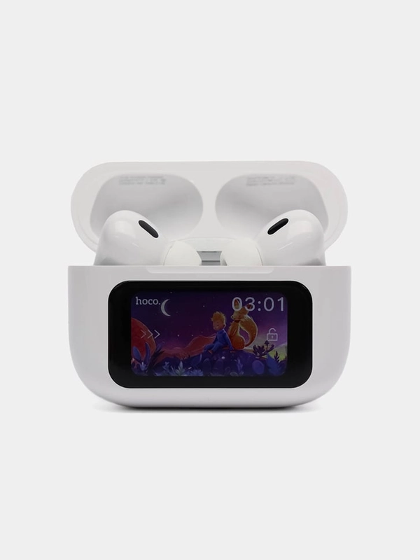 Наушники Bluetooth Hoco EW72 c шумоподавлением, в кейсе с сенсорным экраном