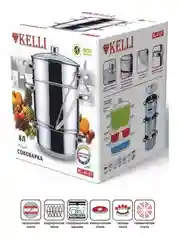 Соковарка Kelli KL-4107 (8 л, нержавеющая сталь)