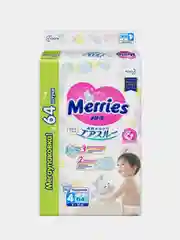Подгузники для детей Merries, размер L, 9-14 кг, 64 штук