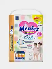 Подгузники-трусики для детей Merries, размер XL, 12-22 кг, 50 штук