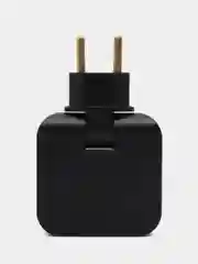 Белый тройник для розетки плоский, с USB поворотный сетевой фильтр на 180 градусов