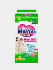Подгузники-трусики Merries Good Skin, размер XL, 12-19 кг, 38 штук