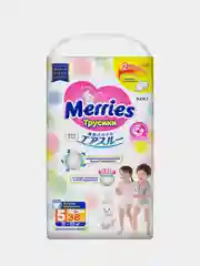 Трусики-подгузники Merries для детей, размер XL 12-22 кг, 38 штук