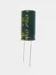 4700мкФ 35в Конденсатор электролитический 4700UF 35V 105C 16х30мм
