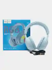 Полноразмерные игровые беспроводные наушники HOCO W48 с RGB подсветкой Bluetooth