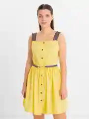 Желтый платье летнее пляжное