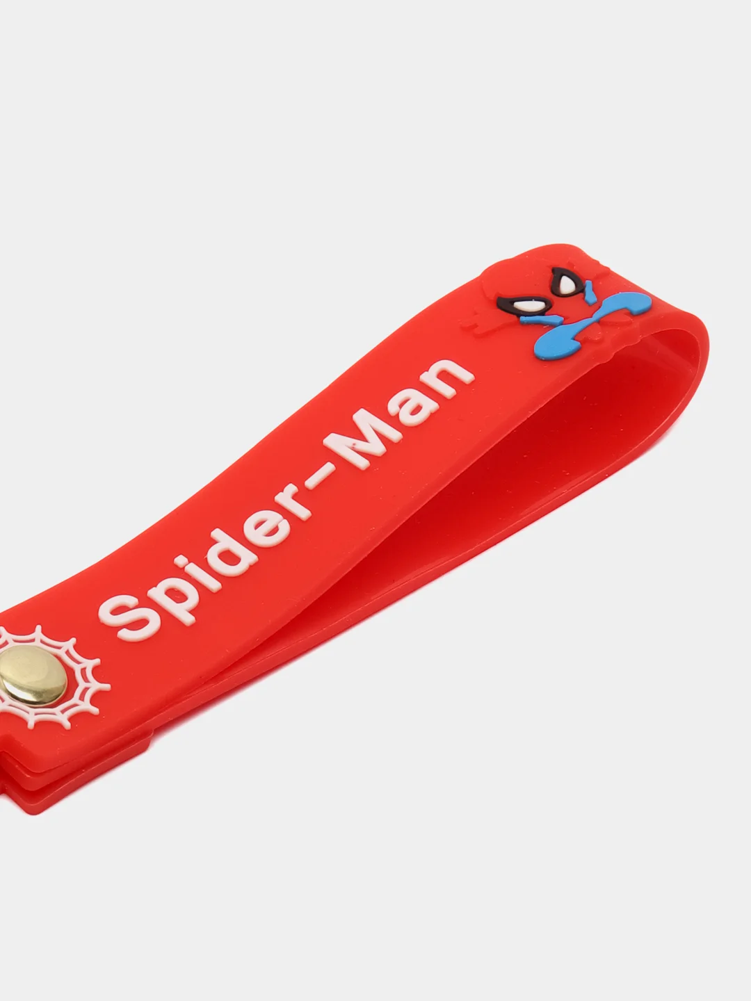 Бордовый брелок "Человек Паук", Брелок "Spider Man" для рюкзака, ключей