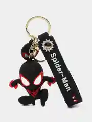 Черный брелок "Человек Паук", Брелок "Spider Man" для рюкзака, ключей