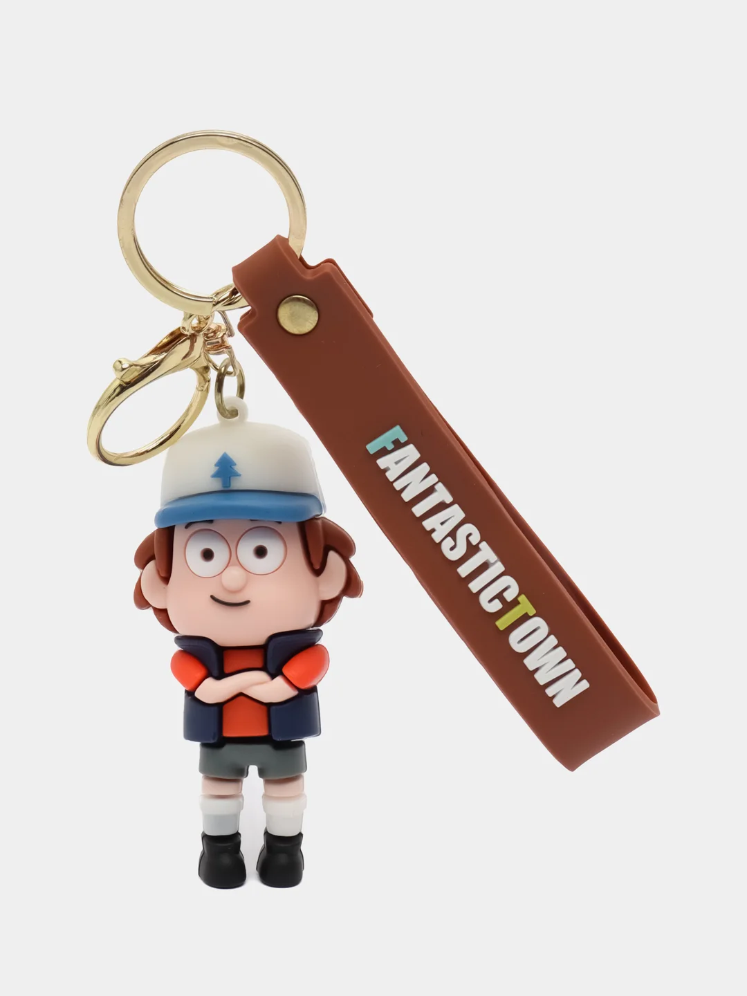 Алый брелок "Гравити Фолз", "Gravity Falls", брелок "Мейбл", "Диппер", "Пухля", для рюкзака, ключей