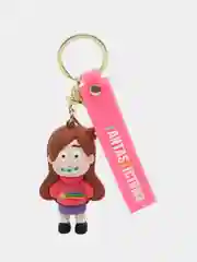 Бордовый брелок "Гравити Фолз", "Gravity Falls", брелок "Мейбл", "Диппер", "Пухля", для рюкзака, ключей