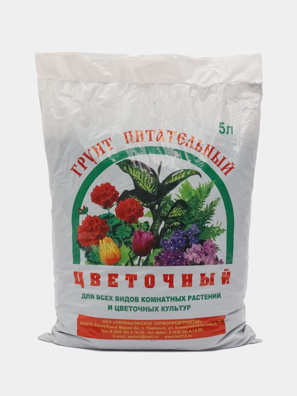 Грунт Цветочный 5л Параньга