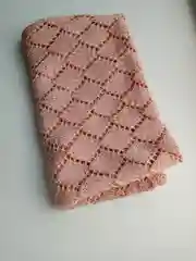 Плед детский вязаный