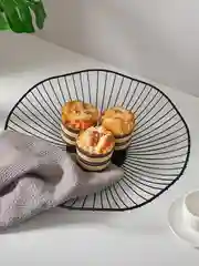 Черный фруктовница металлическая, ваза для фруктов черная, золотая, корзина для конфет и печенья