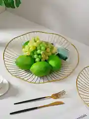 Фруктовница металлическая, ваза для фруктов черная, золотая, корзина для конфет и печенья