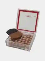 Карамельный румяна шариковые для лица с кисточкой ,20гр