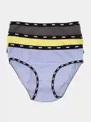 Трусы -слипы женские MiNiMi SPORT CHIC MS221 Slip, хлопок, набор 3 штуки