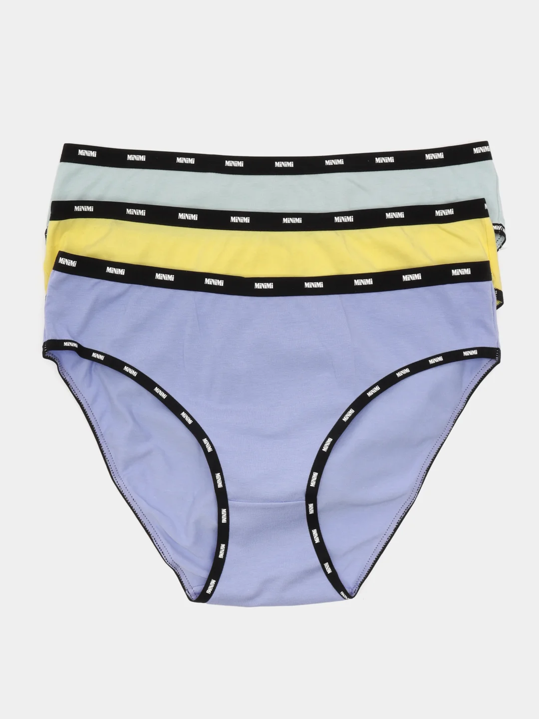 Трусы -слипы женские MiNiMi SPORT CHIC MS221 Slip, хлопок, набор 3 штуки