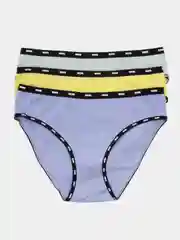 Трусы -слипы женские MiNiMi SPORT CHIC MS221 Slip, хлопок, набор 3 штуки