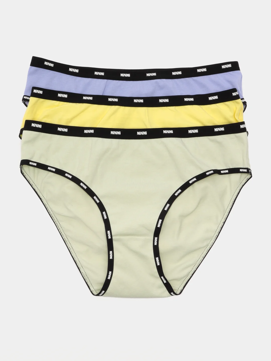 Трусы -слипы женские MiNiMi SPORT CHIC MS221 Slip, хлопок, набор 3 штуки