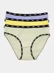 Трусы -слипы женские MiNiMi SPORT CHIC MS221 Slip, хлопок, набор 3 штуки