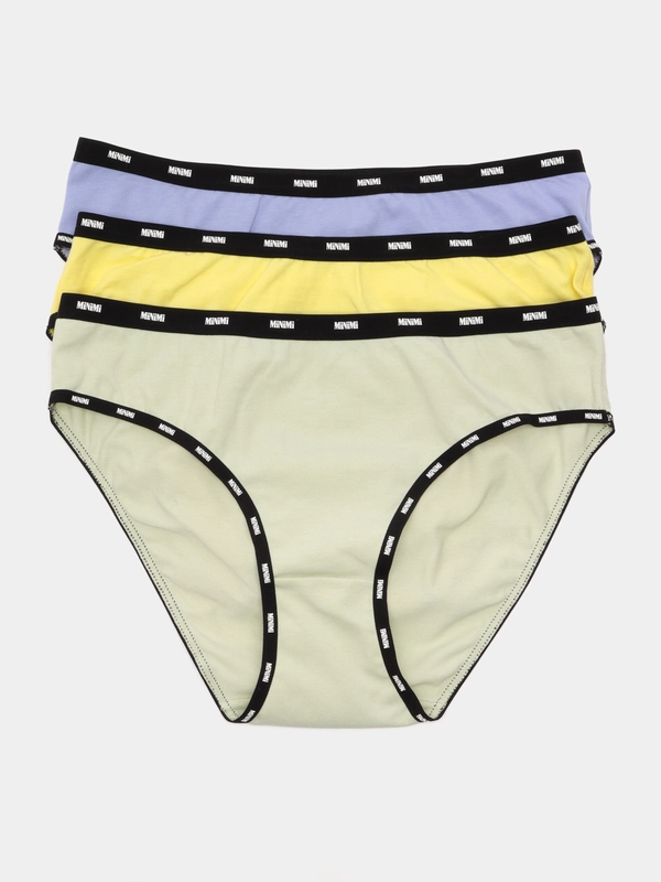 Трусы -слипы женские MiNiMi SPORT CHIC MS221 Slip, хлопок, набор 3 штуки