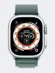 Зеленый ремешок для смарт-часов Apple Watch Alpine Loop "Альпийская петля", нейлоновый, 42-49 мм