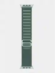 Зеленый ремешок для смарт-часов Apple Watch Alpine Loop "Альпийская петля", нейлоновый, 42-49 мм