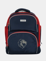 Рюкзак школьный, детский портфель ортопедический Brauberg легкий каркас, Lion 228829