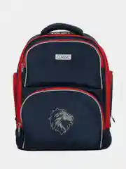 Рюкзак школьный, детский портфель ортопедический Brauberg легкий каркас, Lion 228829