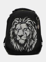 Рюкзак школьный для мальчика, ранец первоклассника Brauberg King Lion, светящийся