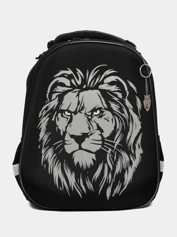 Рюкзак школьный для мальчика, ранец первоклассника Brauberg King Lion, светящийся