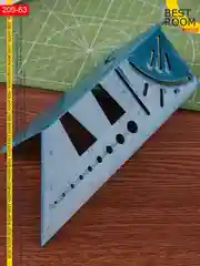 Строительная линейка угловая 3D
