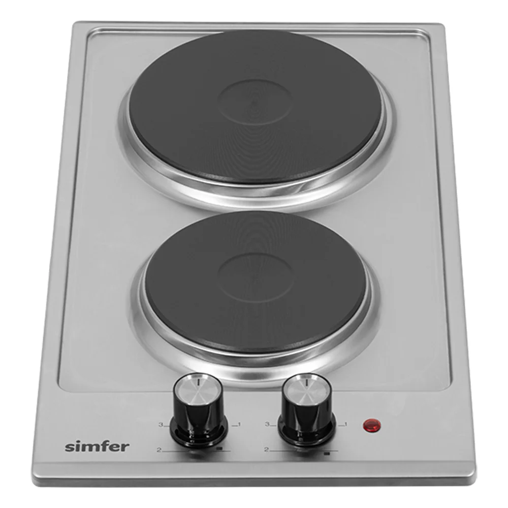 Электрическая варочная панель Simfer H30E02M011 (3 уровня мощности, серебристая)