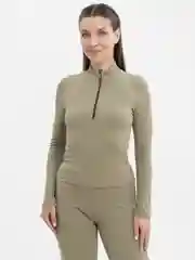 Хаки костюм брючный женский лапша