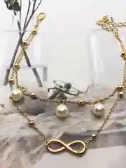 Браслет на ногу с жемчужинами