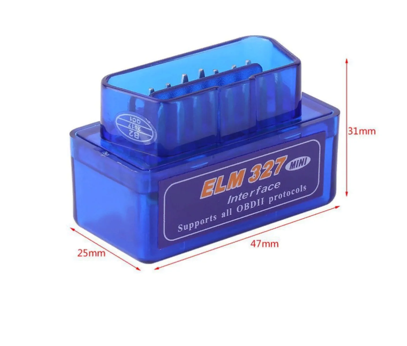 Автосканер диагностический Elm327, версия 2.1, Bluetooth, протокол авто OBD2