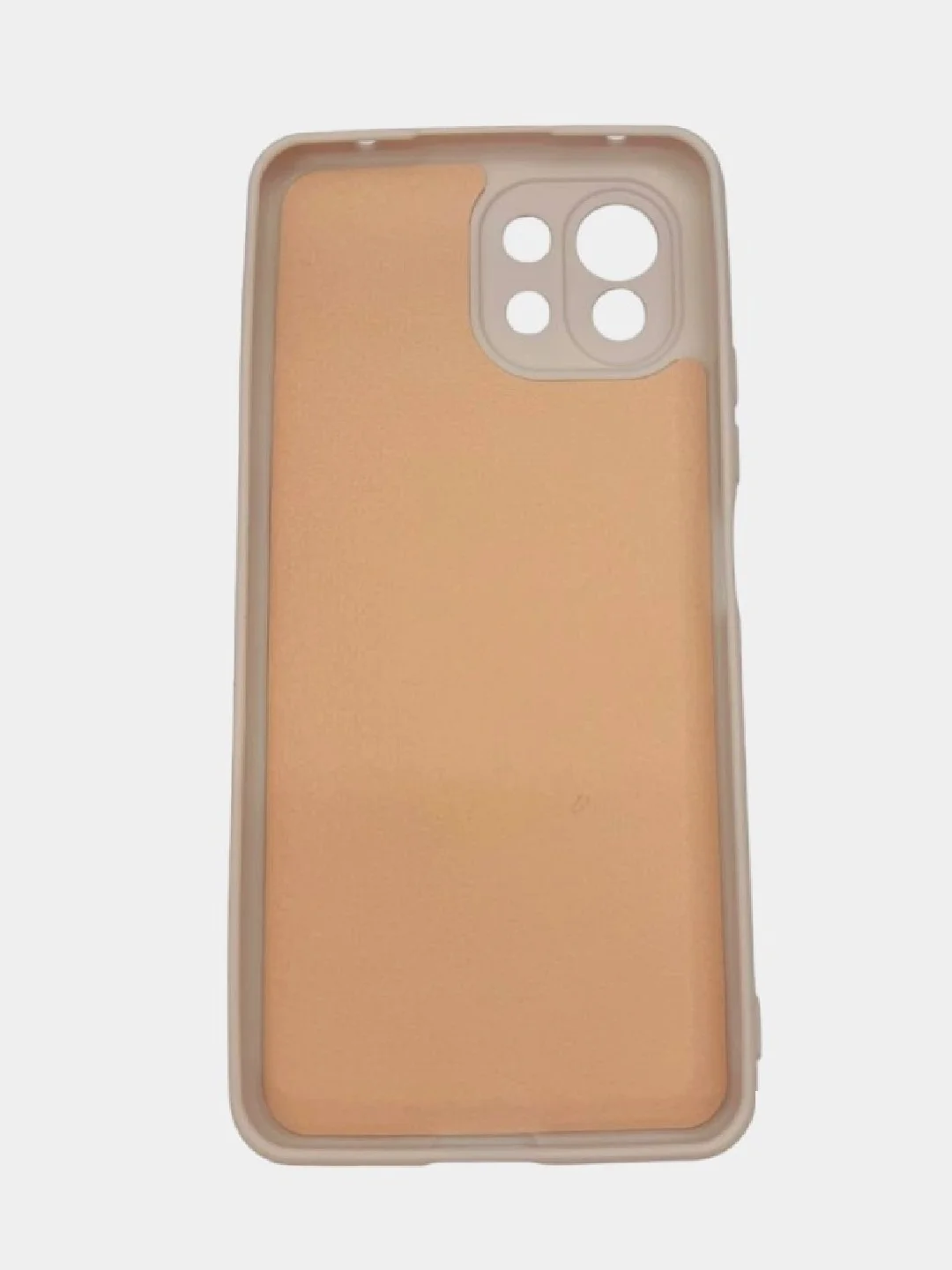 Пудровый чехол SILICONE COVER для Xiaomi Mi 11 Lite