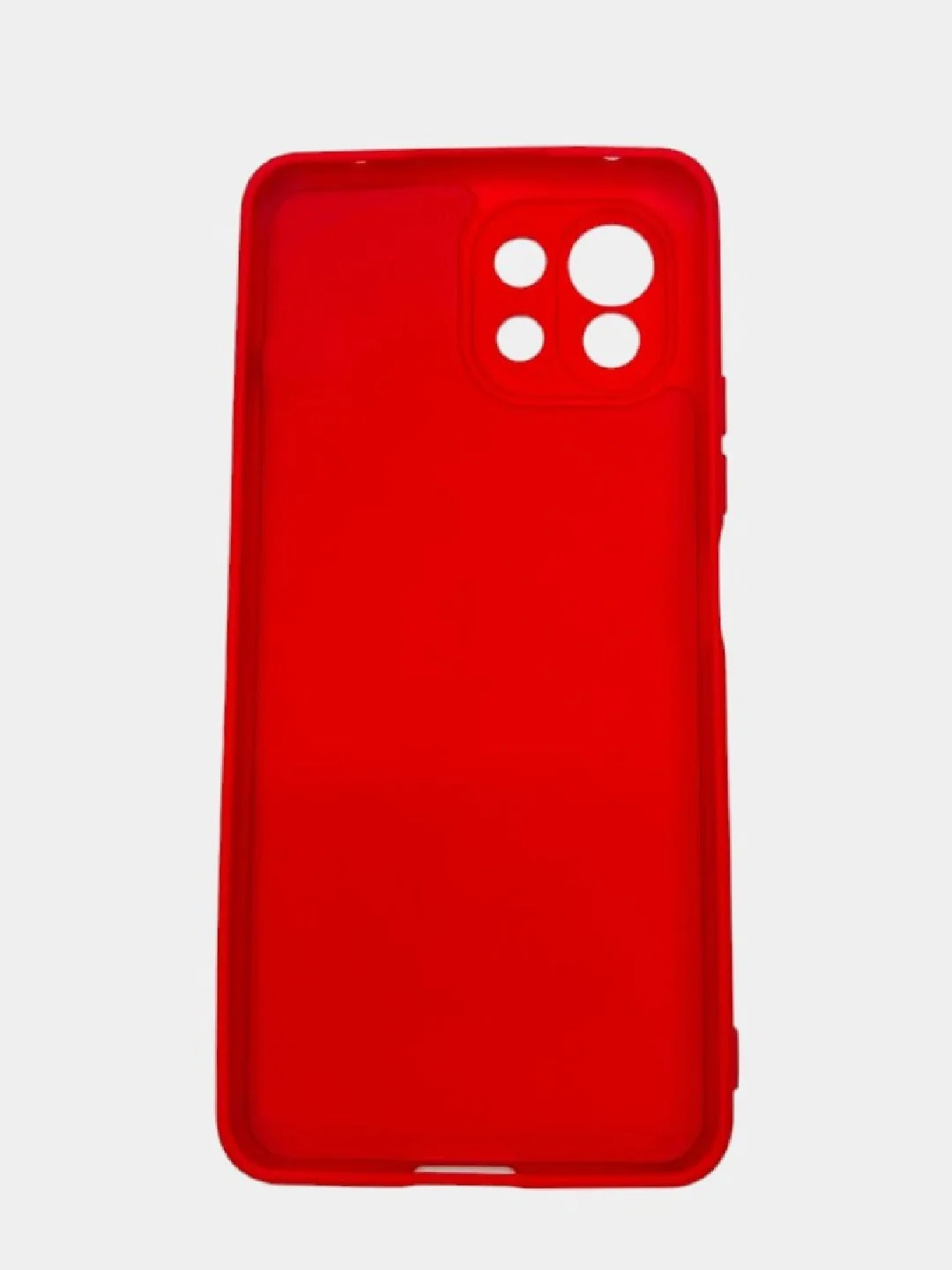 Красный чехол SILICONE COVER для Xiaomi Mi 11 Lite